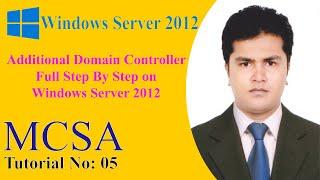 How to Install Additional Domain Controller Full Step By Step on Windows Server 2012