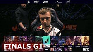 Fnatic vs G2 eSports - Game 1 | Finals S9 LEC Summer 2019 Playoffs | FNC vs G2 G1