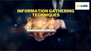 INFORMATION GATHERING TECHNIQUES  || Tutorial || IEMLabs