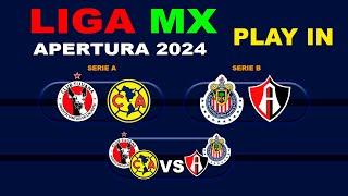 FECHAS, HORARIOS Y CANALES PARA EL PLAY IN DE LA LIGA MX APERTURA 2024