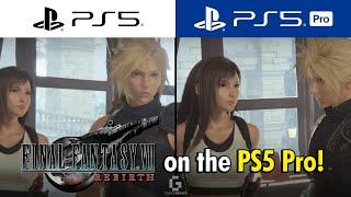 FINAL FANTASY VII REBIRTH PS5 Pro vs PS5 Comparison (4K 60fps) - Versatility mode is a game changer!