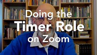 Doing the Timer Role on Zoom