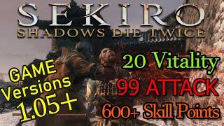 Sekiro Update 1.06 GET MAX STATS IN 10 MINUTES with Cheat Engine!