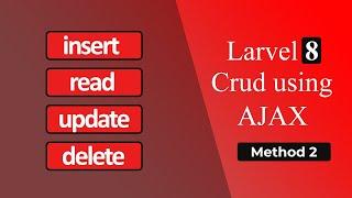 Laravel 8 CRUD using AJAX in Urdu/Hindi 2021