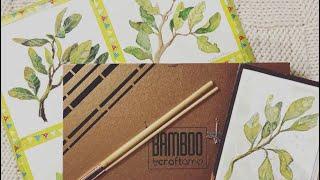 Craftamo brush set review and paint along with me tutorial