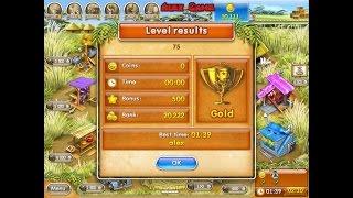 Farm Frenzy 3 Madagascar (level 75) only GOLD Веселая ферма 3 Мадагаскар (Уровень 75) Золото