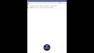 C# Trick: Sort an Array in ONE Line!  #Shorts