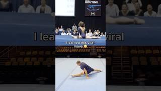 I tried Katelyn Ohashi’s viral split drop  #gymnast #gymnastics #sports #olympics #perfect10 #fail