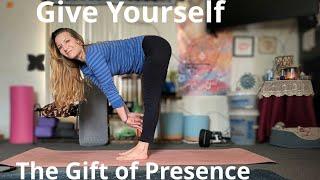 Right Here, Right Now Is Enough | Full Body Yoga to Strengthen Core, Aid Digestion & Improve Posture