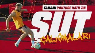  Futbolcularımızın eğlenceli şut çalışmasının tamamı Galatasaray YouTube Katıl'da! ️