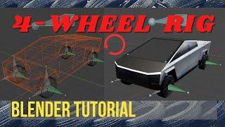 4-Wheel Rig | Blender Tutorial