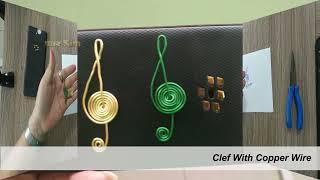 DIY Tutorial Treble Clef With Copper Wire | Art & Craft | #MrKim