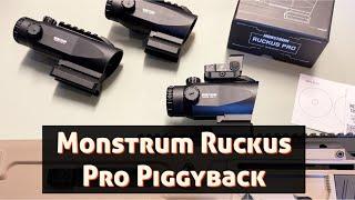 Monstrum Ruckus Pro Piggyback Mount & Shake Awake