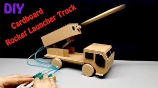 How to Make Rocket Launcher Truck From Cardboard | DIY cardboard crafts