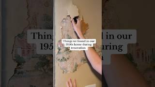 Hidden features of our 1950s home we discovered when renovating! #renovation #diy #home