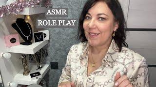 ASMR(Sub) РОЛЕВАЯ ИГРАЮВЕЛИРНЫЙ МАГАЗИНПРИЯТНАЯ ПРИМЕРКА УКРАШЕНИЙ/ Jewellery Shop Role play