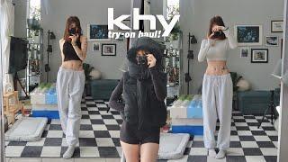 KHY try-on haul !! haul and review