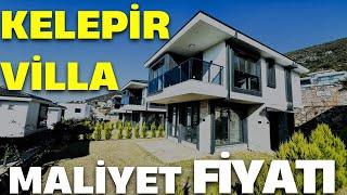 Kelepir Müstakil villa maliyet fiyatının altında 3+1 dubleks deniz manzaralı geniş bahçeli