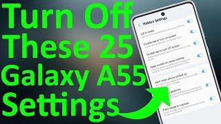 Samsung Galaxy A55 5G 25+ Hidden Settings  Over Heating & Battery Drain Problems Solved 