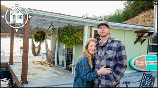 Couple lives in homemade Floating Shack for just $2500 a yr!