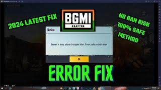 BGMI ERROR CODE: RESTRICT AREA FIX | No Ban Risk - 100% SAFE!