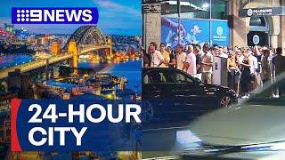 Plans to turn Sydney into 24-hour running city | 9 News Australia