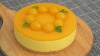 No Bake Mango Cheesecake