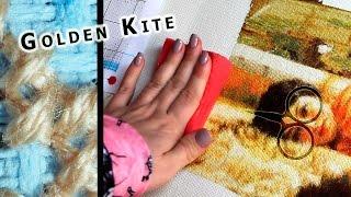 Golden Kite 683 - Dolce Far Niente // Этап  #3. Процесс вышивки.