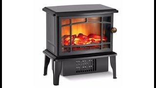 Air Choice Portable Fireplace, 9.9" Small Infrared Heater 500W