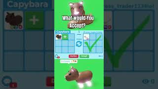 What People Trade for NEON "Capybara" in Adopt ME! #roblox #shorts #adoptme #adoptmetrades