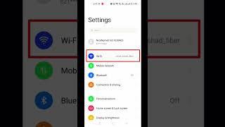how to see connected wifi password & qr code