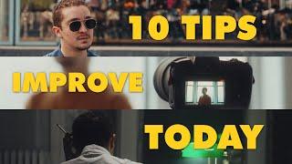 10 EASY Filmmaking Tips to Improve TODAY