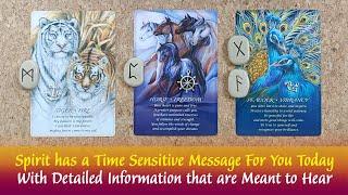 Spirit has a Time Sensitive Message for You Today with Acurate Details You Need to Hear⌛