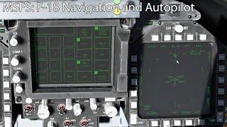 MSFS - F-18 Autopilot and Navigation Tutorial