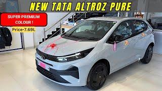 New Tata Altroz Pure Pure Grey Colour | Detailed Walkaround With Price | tata altroz facelift 2025