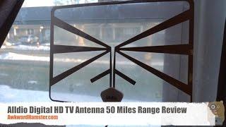 Alldio Digital HD TV Antenna 50 Miles Range Review