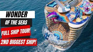 Royal Caribbean Wonder of the Seas Full Cruise Ship Tour 2024 | 3rd Largest Ship In The Wordl!