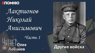 Лактионов Николай Анисимович. Часть 1. Проект "Я помню" Артема Драбкина. Другие войска.