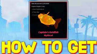 How To GET CAPTAINS GOLDFISH in FISCH! ROBLOX