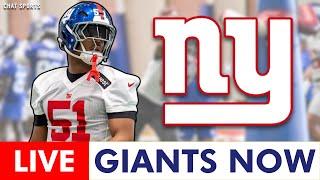 LIVE Giants News & Minicamp Highlights ft. Abdul Carter, Jalin Hyatt, Jaxson Dart & More