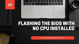 How to Flash the Gigabyte B550 AORUS MASTER BIOS with Q-Flash Plus