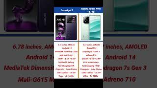 Lava Agni 3 vs Xiaomi Redmi Note 14 Pro Plus Comparison #shorts #lavaagni3 #redminote14proplus