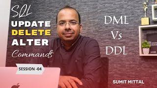 SQL Session - 4 | Update, Delete, Alter, DDL vs DML, Truncate vs Delete | Trendytech