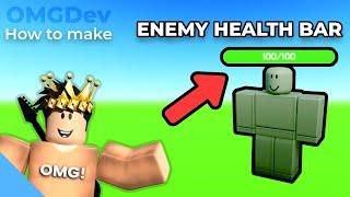 How To Make An ENEMY HEALTH BAR! | Roblox