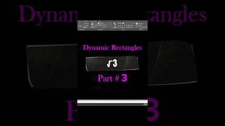 Dynamic Rectangles|Proportional Rectangles. part 3#shorts #youtube  #autocad #sacred_geometry