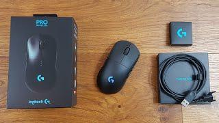 Logitech G PRO Wireless BEST WIRELESS GAMING MOUSE Unboxing and Complete Setup