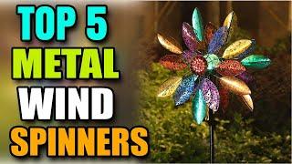 Best Metal Wind Spinners for the Garden With Solar Led Light