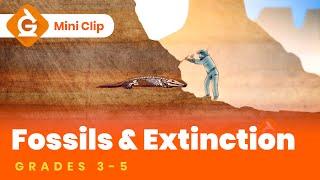 Fossils & Extinction Video Lesson for Kids | Science for Grades 3-5 | Mini-Clip