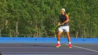 Rafael Nadal Practice in Acapulco. 28 Feb 2017