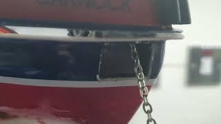 First test of anchor winch